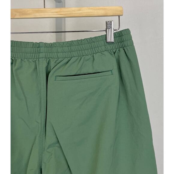 OUTDOOR VOICES RecTrek Ankle Crop Pants Zip Pocket Stretch Nylon Green XL - Picture 7 of 9